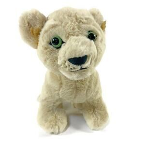 Disney Lion King Baby Lion Plush Build-a-Bear Tan Blue Eyes 11 Inches